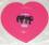THE BEATLES Love Me Do Shape 12" (Vinyl) Pink Heart