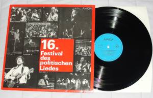 16. FESTIVAL DES POLITISCHEN LIEDES 1986 Rote Lieder (Vinyl)