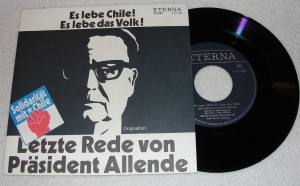 ALLENDE INTI ILLIMANI ERNST BUSCH Es Lebe Chile Es Lebe Das Volk (Vinyl)