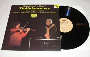 ANNE SOPHIE MUTTER Mendelssohn Bruch Violinkonzerte (Vinyl)