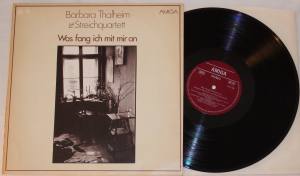 BARBARA THALHEIM & STREICHQUARTETT Was Fang Ich Mit Mir An (Vinyl)