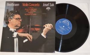 BEETHOVEN Violin Concerto Josef Suk (Vinyl)