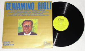 BENJAMINO GIGLI Singt aus den Opern (Vinyl)