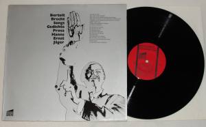 BERTHOLD BRECHT Songs Gedichte Prosa (Vinyl)