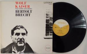 BERTHOLT BRECHT WOLF KAISER Songs Gedichte Geschichten (Vinyl)