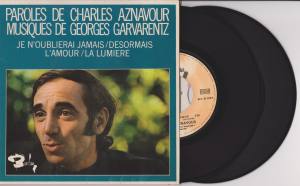 CHARLES AZNAVOUR Musiques De Georges Garvarentz (Vinyl)