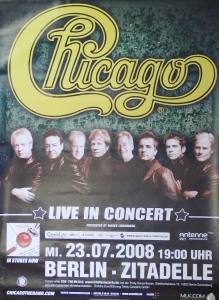 CHICAGO Live In Berlin 2008 (Poster)