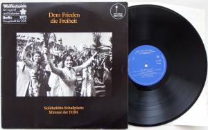 DEM FRIEDEN DIE FREIHEIT Solidaritäts-Schallplatte Stimme Der DDR (Vinyl)