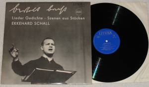 EKKEHARD SCHALL Berthold Brecht Lieder Gedichte Szenen Aus Stücken (Vinyl)