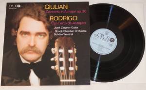 GIULIANI RODRIGO Guitar Concertos Josef Zsapka (Vinyl)