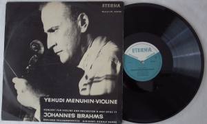 JOHANNES BRAHMS Yehudi Menuhin Berliner Philharmoniker Konzert Für Violine (Vinyl)