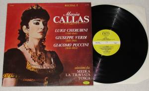 MARIA CALLAS Recital 5 Cherubini Verdi Puccini (Vinyl)