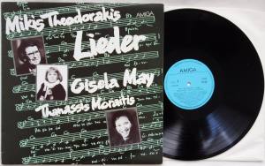 MIKIS THEODORAKIS GISELA MAY THANASSIS MORAITIS Lieder (Vinyl)