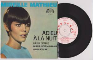 MIREILLE MATHIEU Adieu A La Nuit (Vinyl)