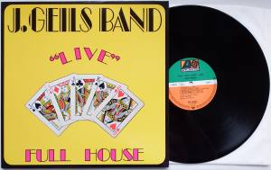 THE J. GEILS BAND Live Full House (Vinyl)