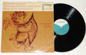 VIVALDI PERGOLESI MANFREDINI Concerti Grossi (Vinyl)