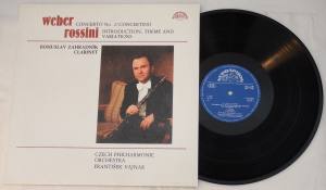 WEBER ROSSINI Compositions For Clarinet And Orchestra (Vinyl)