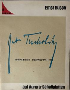 ERNST BUSCH & Studio Chor Kurt Tucholsky (Vinyl)