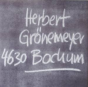 HERBERT GRÖNEMEYER 4630 Bochum (Vinyl) 180g