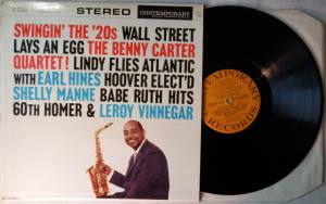 THE BENNY CARTER QUARTET Swingin' The '20s (Vinyl)
