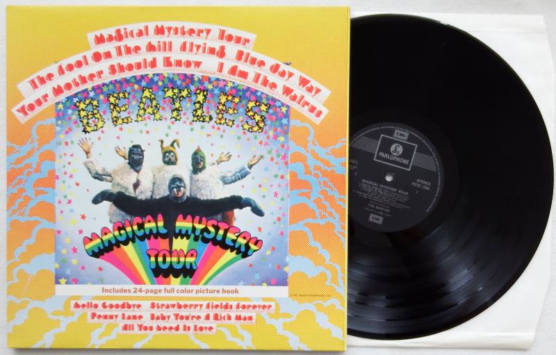 beatles magical mystery tour vinyl with book value